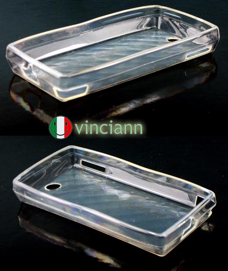   CRYSTAL CASE cover antiurto BIANCA per HTCTouch Diamond 2. Modello